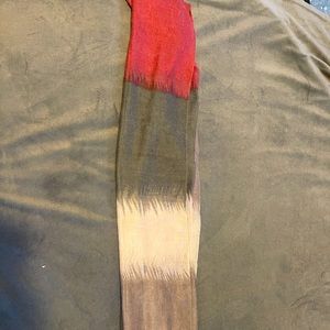 Traditional Multicolored Scarf ❤️🤍🖤